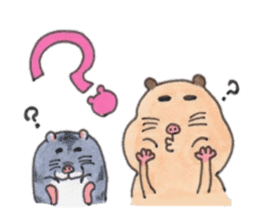 Friends of Kinkuma hamster Hamuhamu sticker #8343371