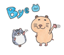 Friends of Kinkuma hamster Hamuhamu sticker #8343372