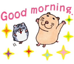 Friends of Kinkuma hamster Hamuhamu sticker #8343384