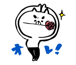 Black tights cat stucker sticker #8343676