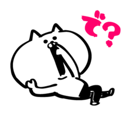 Black tights cat stucker sticker #8343693