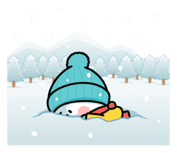 Spoiled Rabbit "Winter" sticker #8343970