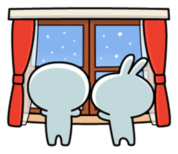 Spoiled Rabbit "Winter" sticker #8343973