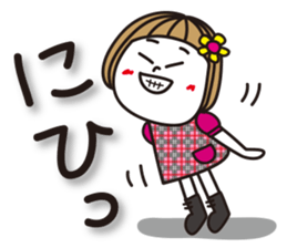 Bangs short girl vol.9 sticker #8345023