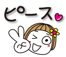 Bangs short girl vol.9 sticker #8345024