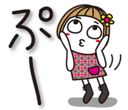 Bangs short girl vol.9 sticker #8345026