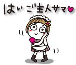 Bangs short girl vol.9 sticker #8345029