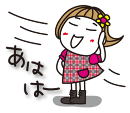 Bangs short girl vol.9 sticker #8345030