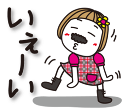 Bangs short girl vol.9 sticker #8345032