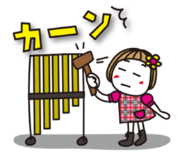 Bangs short girl vol.9 sticker #8345042