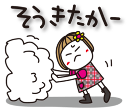 Bangs short girl vol.9 sticker #8345044