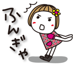 Bangs short girl vol.9 sticker #8345047