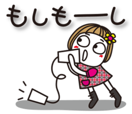 Bangs short girl vol.9 sticker #8345056