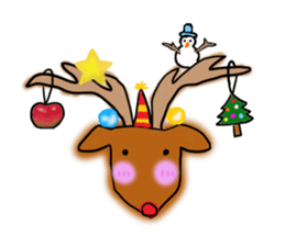 For Christmas and New Year sticker #8345112