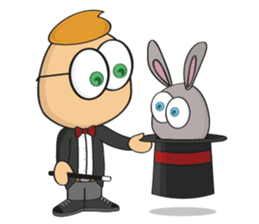 3-O & Rabbit: The Gang sticker #8345307