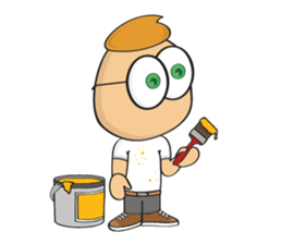 3-O & Rabbit: The Gang sticker #8345325