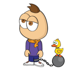 3-O & Rabbit: The Gang sticker #8345330