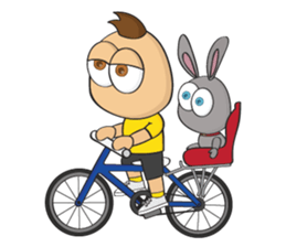 3-O & Rabbit: The Gang sticker #8345335