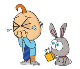 3-O & Rabbit: The Gang sticker #8345336