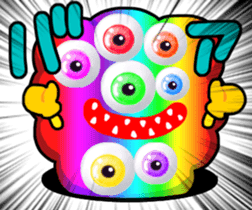 Eyeball Monster sticker #8345391