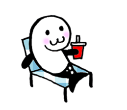 Cute Seal & Polar Bear sticker #8345749