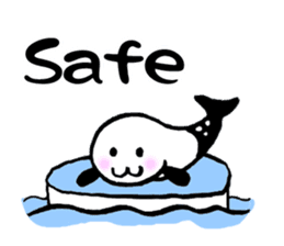 Cute Seal & Polar Bear sticker #8345750