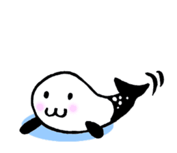 Cute Seal & Polar Bear sticker #8345772