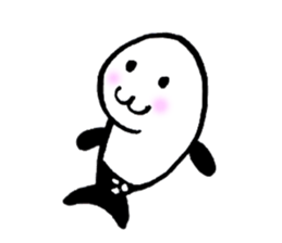 Cute Seal & Polar Bear sticker #8345776