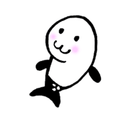 Cute Seal & Polar Bear sticker #8345776