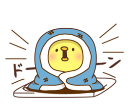 New Year's and winter of Mr. chick sticker #8345981