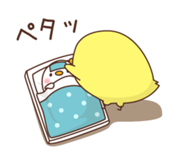 New Year's and winter of Mr. chick sticker #8346003