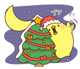 New Year's and winter of Mr. chick sticker #8346010