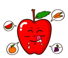 Funny Apple!!! (ENG) sticker #8346027