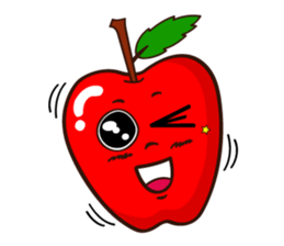 Funny Apple!!! (ENG) sticker #8346029