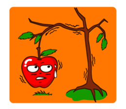 Funny Apple!!! (ENG) sticker #8346035