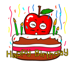 Funny Apple!!! (ENG) sticker #8346047