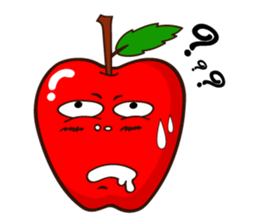 Funny Apple!!! (ENG) sticker #8346051