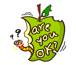 Funny Apple!!! (ENG) sticker #8346058