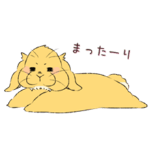 Kinako of rabbit 2 sticker #8346228