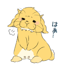 Kinako of rabbit 2 sticker #8346239