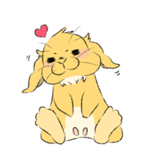 Kinako of rabbit 2 sticker #8346245