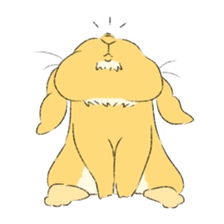 Kinako of rabbit 2 sticker #8346246