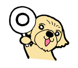 Dogs laid-back sticker #8346393