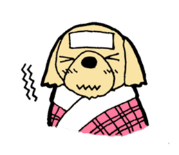 Dogs laid-back sticker #8346405