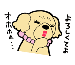 Dogs laid-back sticker #8346406