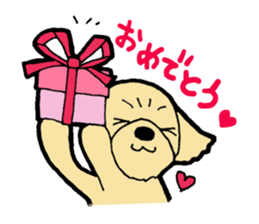 Dogs laid-back sticker #8346407