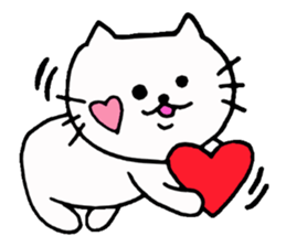 The interesting and cute cat 4 sticker #8346480