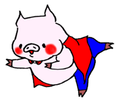 Assorted pigs sticker #8346820