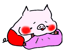 Assorted pigs sticker #8346822