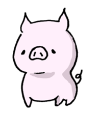 Assorted pigs sticker #8346825